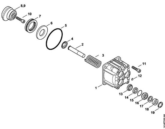 Elektro-Hochdruckreiniger (RE) RE 230 Pumpe der Marke Stihl
