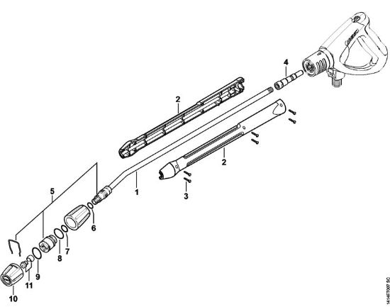 Elektro-Hochdruckreiniger (RE) RE 230 Strahlrohr der Marke Stihl