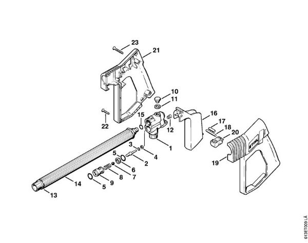 Elektro-Hochdruckreiniger (RE) RE 240 K Pistole der Marke Stihl