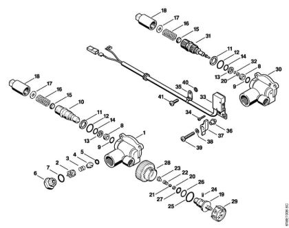 Elektro-Hochdruckreiniger (RE) RE 260 K Regelsicherheitsblock der Marke Stihl
