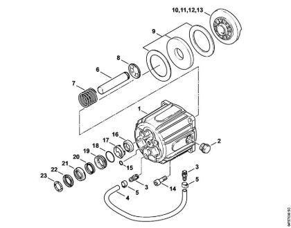 Elektro-Hochdruckreiniger (RE) RE 281 PLUS Pumpe der Marke Stihl