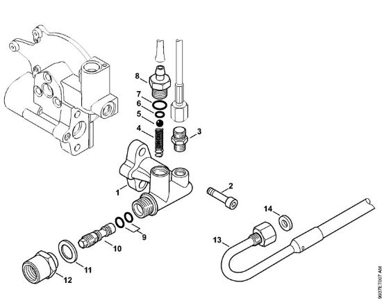 Elektro-Hochdruckreiniger (RE) RE 462 Regelsicherheitsblock, Rückschlagventil der Marke Stihl