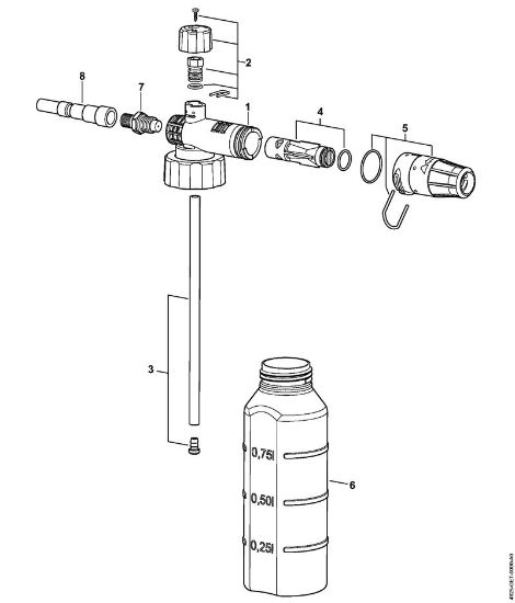 Elektro-Hochdruckreiniger (RE) RE 462 Schaumdüse der Marke Stihl