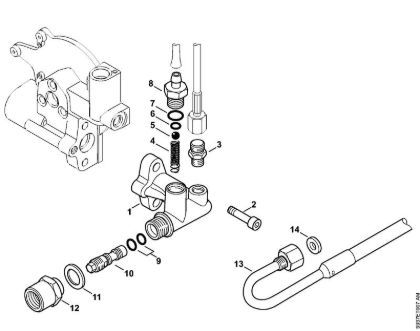 Elektro-Hochdruckreiniger (RE) RE 462 PLUS Regelsicherheitsblock, Rückschlagventil der Marke Stihl