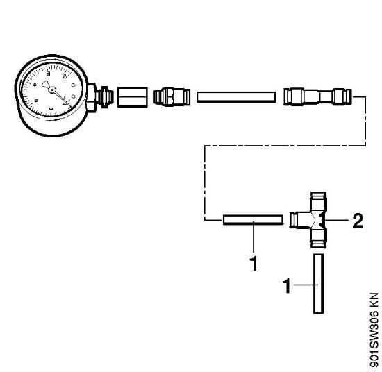 Elektro-Hochdruckreiniger (RE) RE 520 W Manometer der Marke Stihl