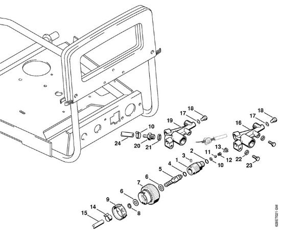 Elektro-Hochdruckreiniger (RE) RE 530 W Dosierventil der Marke Stihl