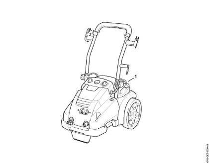 Elektro-Hochdruckreiniger (RE) RE 550 W Maschinennummer der Marke Stihl