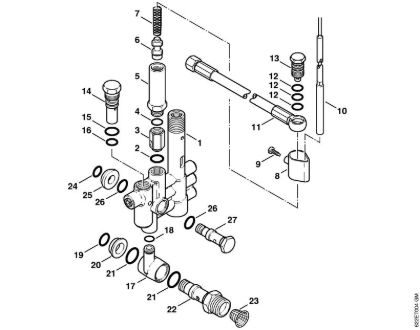 Elektro-Hochdruckreiniger (RE) RE 580 W Regelsicherheitsblock, Sicherheitsventil der Marke Stihl