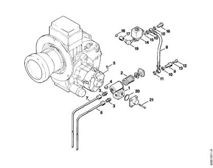 Elektro-Hochdruckreiniger (RE) RE 630 W Brennstoffpumpe der Marke Stihl