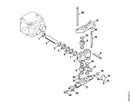 Elektro-Hochdruckreiniger (RE) RE 630 W Pumpe der Marke Stihl