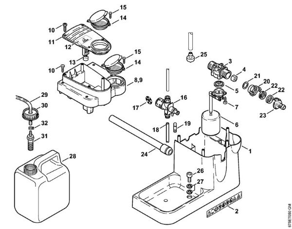 Elektro-Hochdruckreiniger (RE) RE 661 Wasserkasten der Marke Stihl