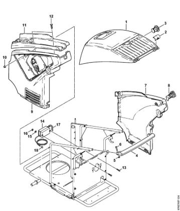Elektro-Hochdruckreiniger (RE) RE 661 PLUS Abdeckhaube der Marke Stihl