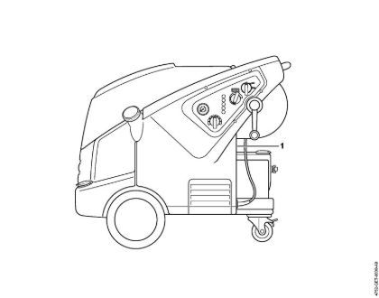 Elektro-Hochdruckreiniger (RE) RE 661 PLUS Maschinennummer der Marke Stihl