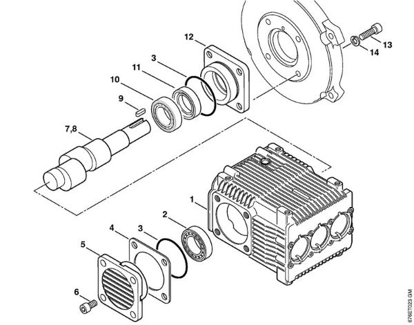 Elektro-Hochdruckreiniger (RE) RE 661 PLUS Pumpe, Nockenwelle der Marke Stihl