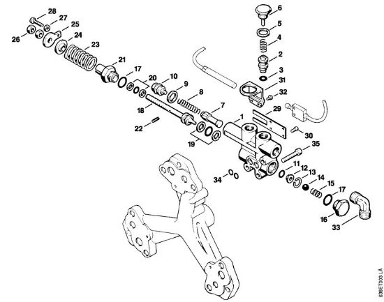 Elektro-Hochdruckreiniger (RE) RE 830 W Regelsicherheitsblock der Marke Stihl