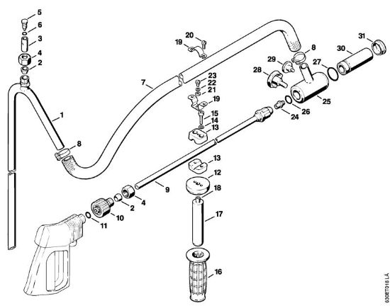 Elektro-Hochdruckreiniger (RE) RE 830 W Sand-Nassstrahleinrichtung der Marke Stihl
