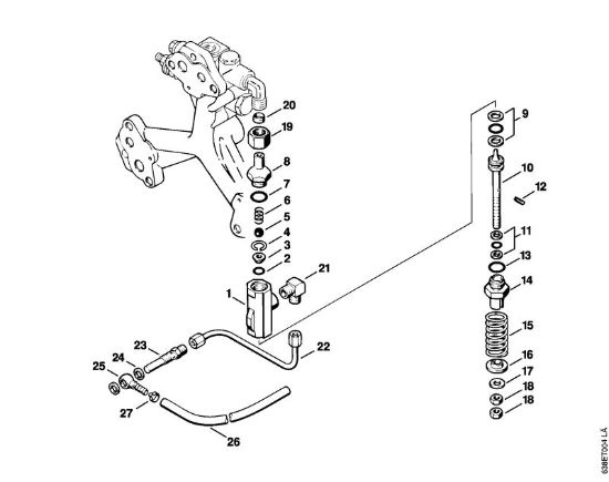 Elektro-Hochdruckreiniger (RE) RE 830 W Sicherheitsventil der Marke Stihl