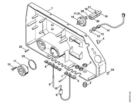 Elektro-Hochdruckreiniger (RE) RE 840 W Schaltkasten der Marke Stihl