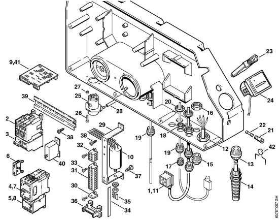 Elektro-Hochdruckreiniger (RE) RE 840 W Schaltkasten der Marke Stihl