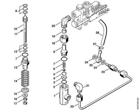 Elektro-Hochdruckreiniger (RE) RE 840 W Sicherheitsventil   X 22 947 954 (36.95) der Marke Stihl