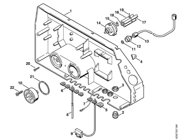Elektro-Hochdruckreiniger (RE) RE 880 W Schaltkasten der Marke Stihl