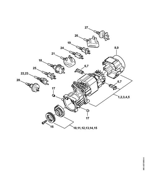 Elektro-Hochdruckreiniger (RE) RE 90 - 4951 Elektromotor, Anschlussleitung der Marke Stihl
