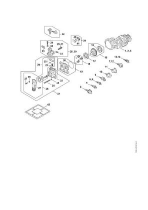 Bild von Elektromotor, Anschlussleitung, Ventilblock, Pumpe RE 90.0