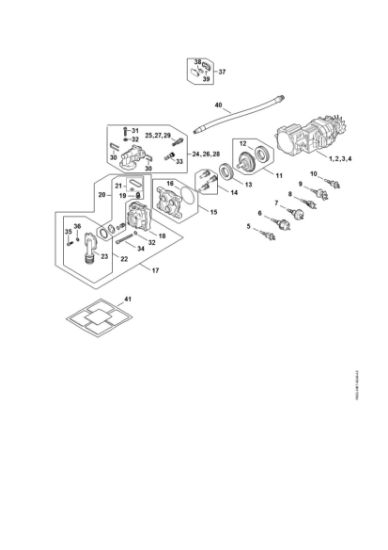 Bild von Elektromotor, Anschlussleitung, Ventilblock, Pumpe RE 90.0 PLUS