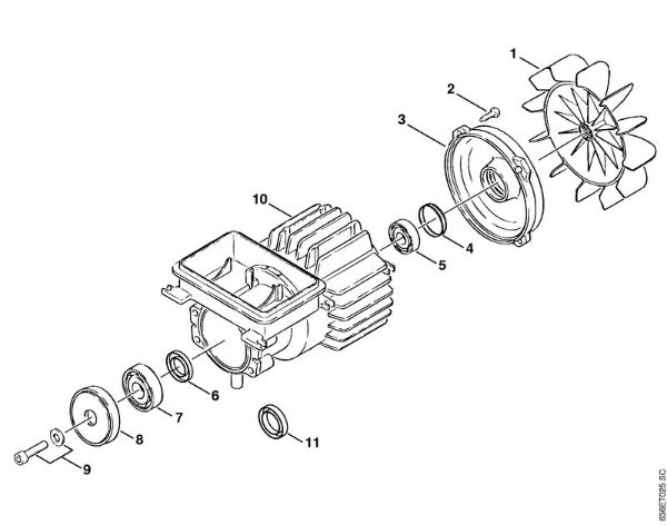 Elektro-Hochdruckreiniger (RE) RE 900 KM Elektromotor der Marke Stihl