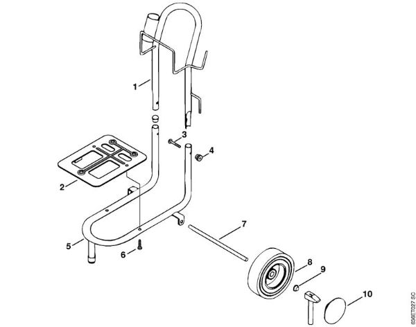Elektro-Hochdruckreiniger (RE) RE 900 KM Fahrwagen der Marke Stihl