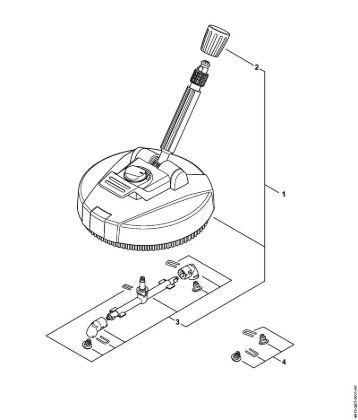 Elektro-Hochdruckreiniger (RE) RE 95 Flächenreiniger RA 82   06/2019 der Marke Stihl