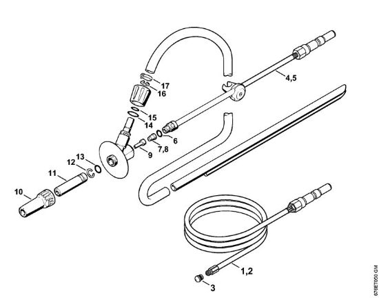 Elektro-Hochdruckreiniger (RE) RE 961 PLUS Rohrreinigungsset, Sand-Nassstrahleinrichtung der Marke Stihl