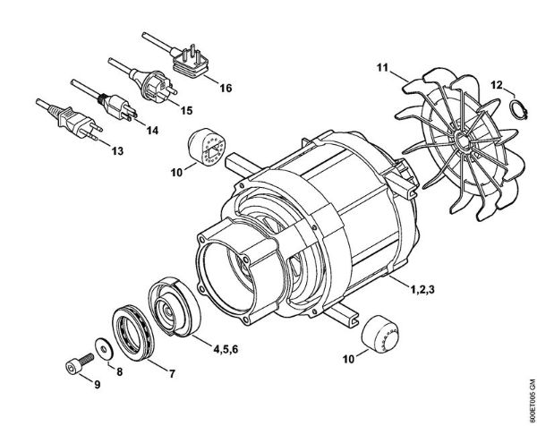 Elektro-Hochdruckreiniger (RE) RE 98 Elektromotor, Anschlussleitung der Marke Stihl