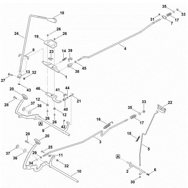 Bild von I - Bremse und Schalthebel RT 4082.1