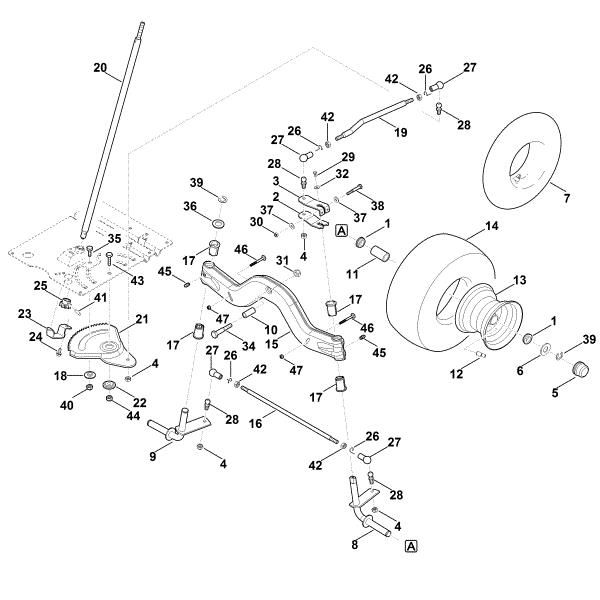 Bild von E - Lenkung, Vorderrad RT 4097.0 SX