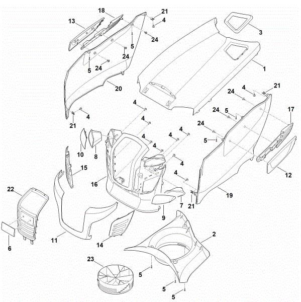 Bild von D - Motorhaube RT 4097.1 SX