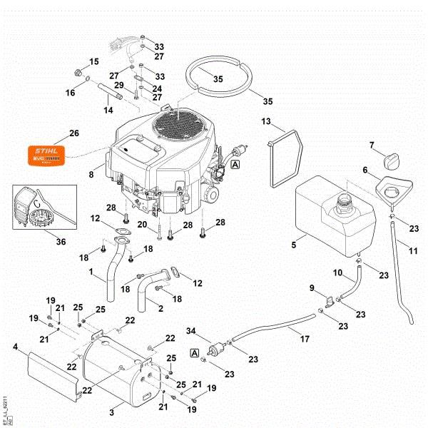 Bild von H - Motor, Tank RT 5097.1 Z