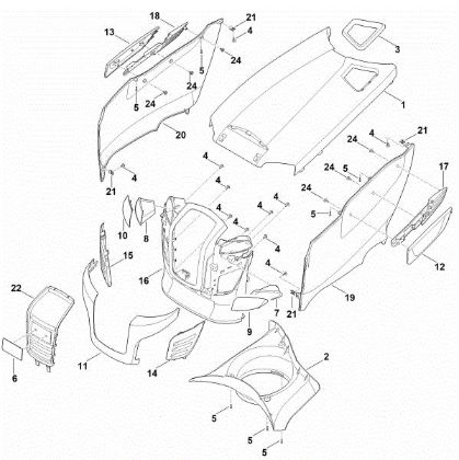 Bild von D - Motorhaube RT 6127.1 ZL