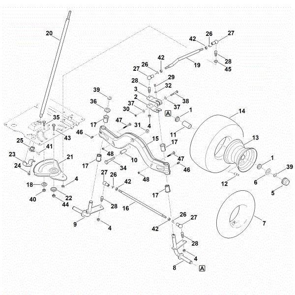 Bild von E - Lenkung, Vorderrad RT 6127.1 ZL