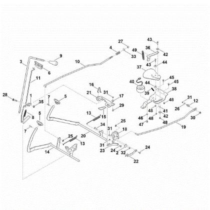 Bild von J - Bremse, Parkbremse, Schalthebel, Tempomat RT 6127.1 ZL
