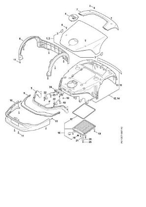 Bild von A - Abdeckhaube iMOW 5.0 EVO