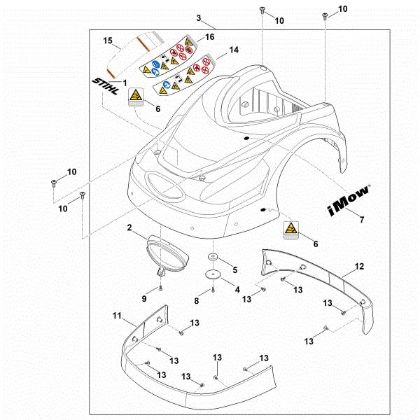 Bild von A - Abdeckhaube RMI 422.0 P