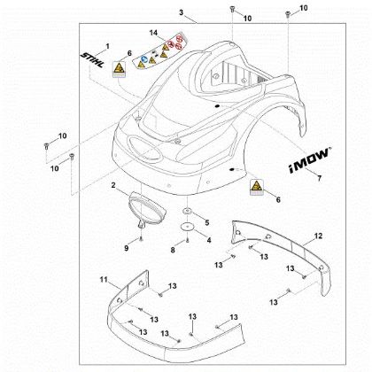 Bild von A - Abdeckhaube RMI 422.1