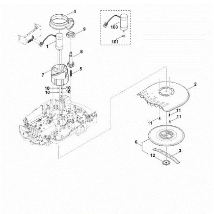Bild von D - Mähwerk, Höhenverstellung RMI 632.0 C
