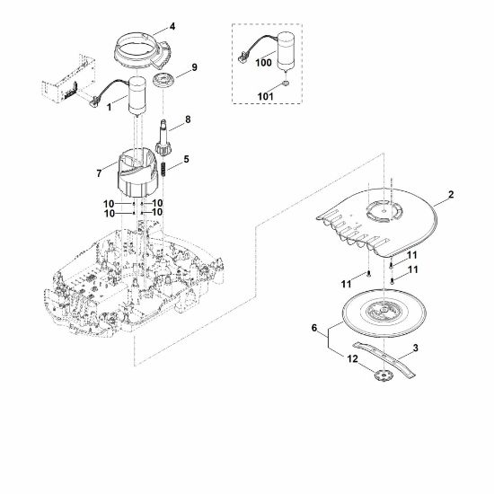 Bild von D - Mähwerk, Höhenverstellung RMI 632.0 C