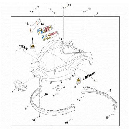 Bild von A - Abdeckhaube RMI 632.0 P