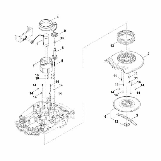 Bild von D - Mähwerk, Höhenverstellung RMI 632.1 C