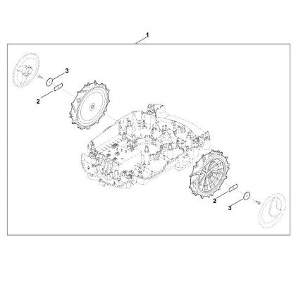 Bild von A - Antriebsrad ART 240.0 ART 240.0