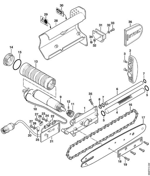 Spezialgeräte (PC, SP, MC) MC 200 Schnitttiefenbegrenzer der Marke Stihl