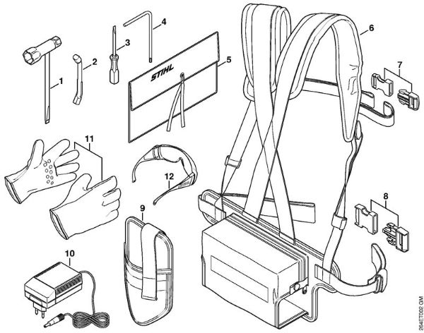 Spezialgeräte (PC, SP, MC) MC 200 Traggurt, Werkzeuge, Sonderzubehör der Marke Stihl